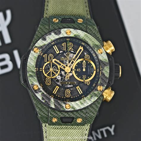 hublot camo watch|pre owned hublot watches.